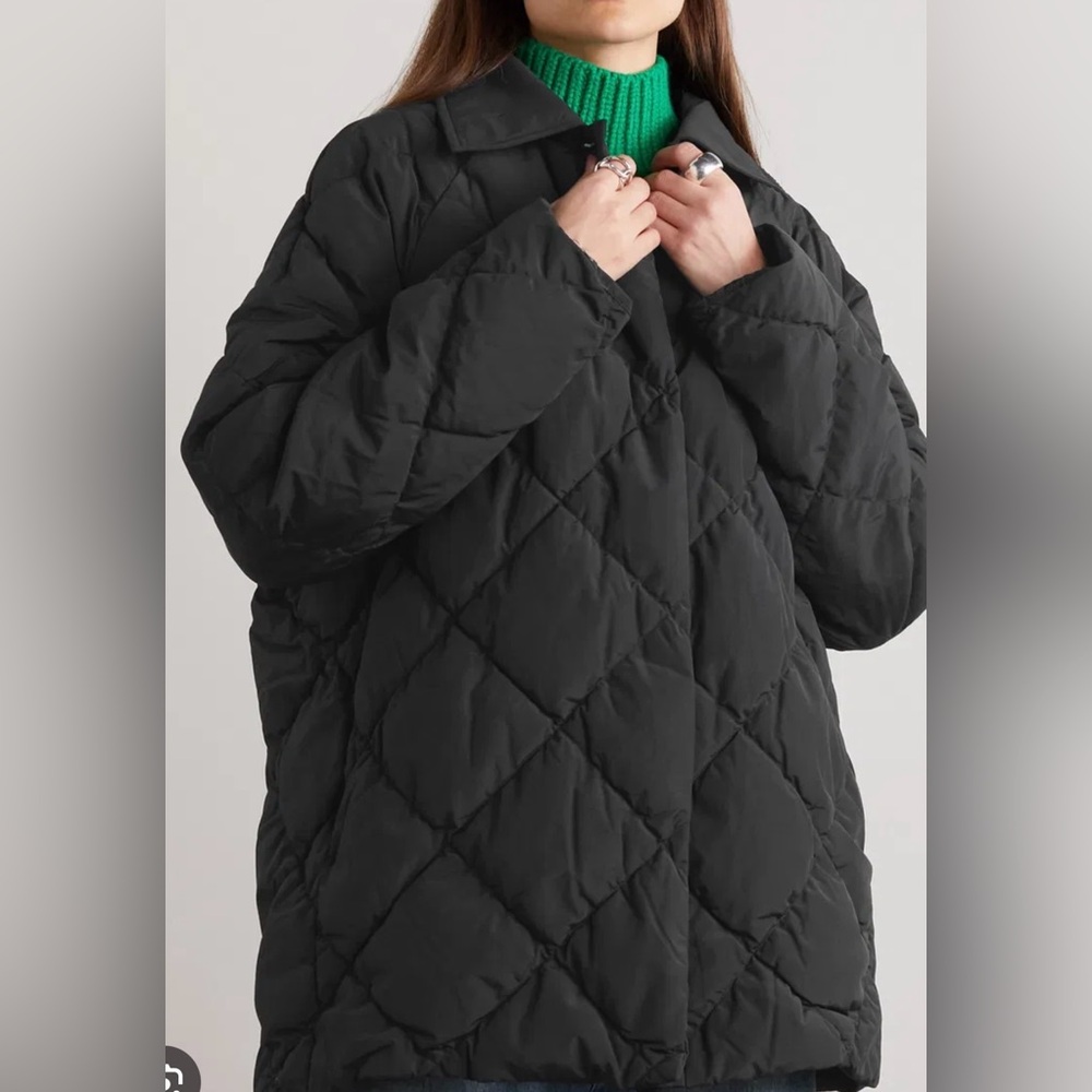 Women's Black Puffer Jacket Oversized